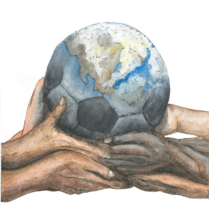 Ein Fußballbuch geht um die Welt_Bildvorderseite