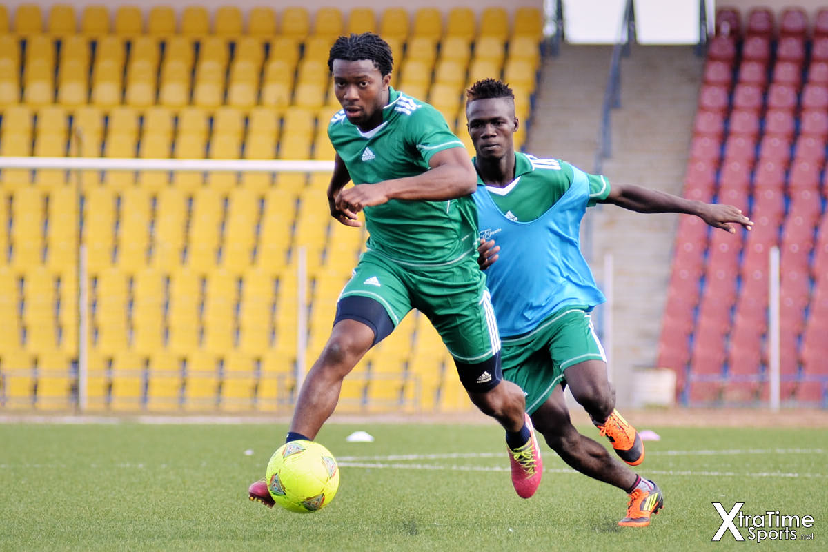 Sierra Leone training camp ahead of Swaziland v Sierra Leone on 18 May 2014. Lobamba, Swaziland.