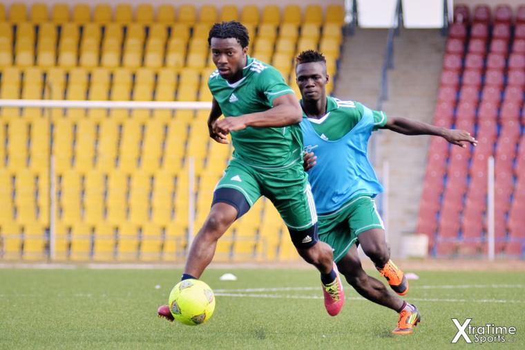 Sierra Leone training camp ahead of Swaziland v Sierra Leone on 18 May 2014. Lobamba, Swaziland.